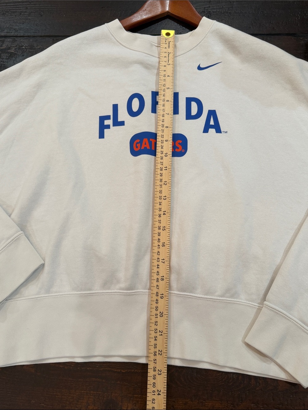 Nike Campus Collection Florida Gators Cropped Sweatshirt Crewneck White XL - Picture 6 of 9